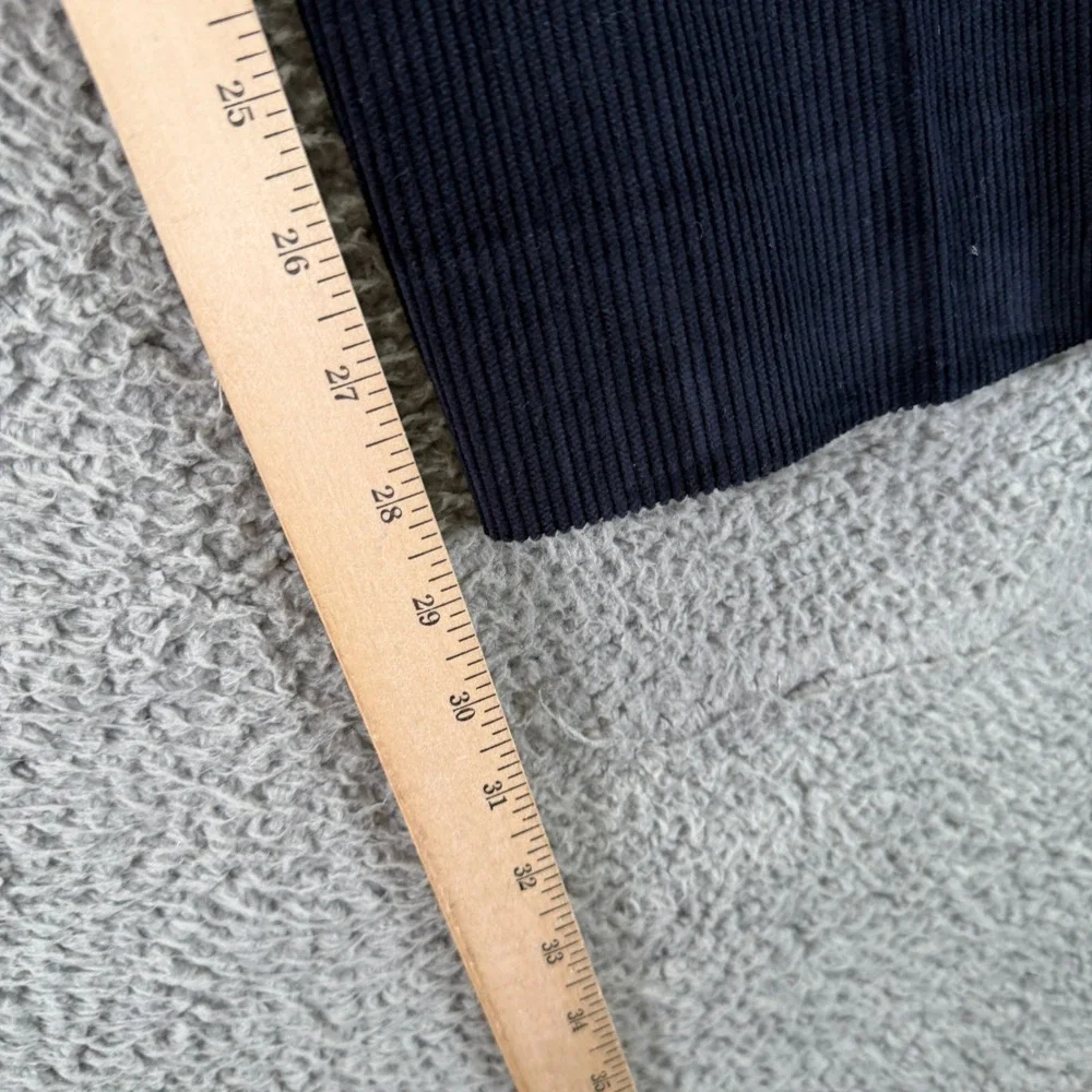 Brooks Brothers 346 Pant Mens 42x29 Blue Cotton Corduroy Chino Straight Business